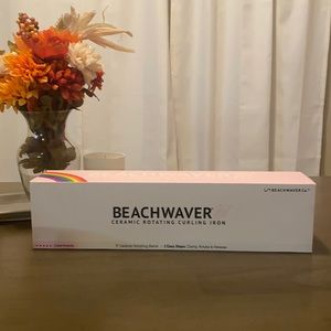 Limited Edition Brand New Beachwaver B1 Ceramic Rotating Curling Iron Rainbow 🌈